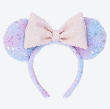 Japan Tokyo Disney Resort Minnie Mouse Ears Headband Free Pink Ribbon 2025
