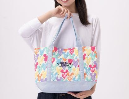 Japan Tokyo Disney Resort Mickey Balloon Colorful Mothers Bag Tote Bag 2022