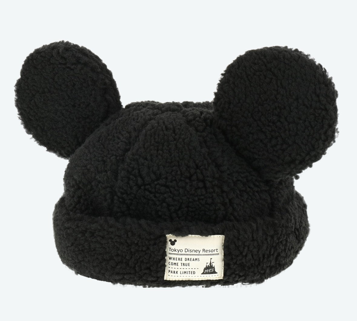 Japan Tokyo Disney Resort Ears & Shoulder Bag Mickey limited Cap Hat Black