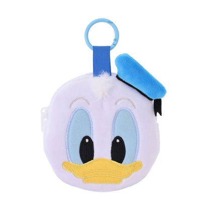 Japan Tokyo Disney Store Donald Duck Pouch Loop with Carabiner Face