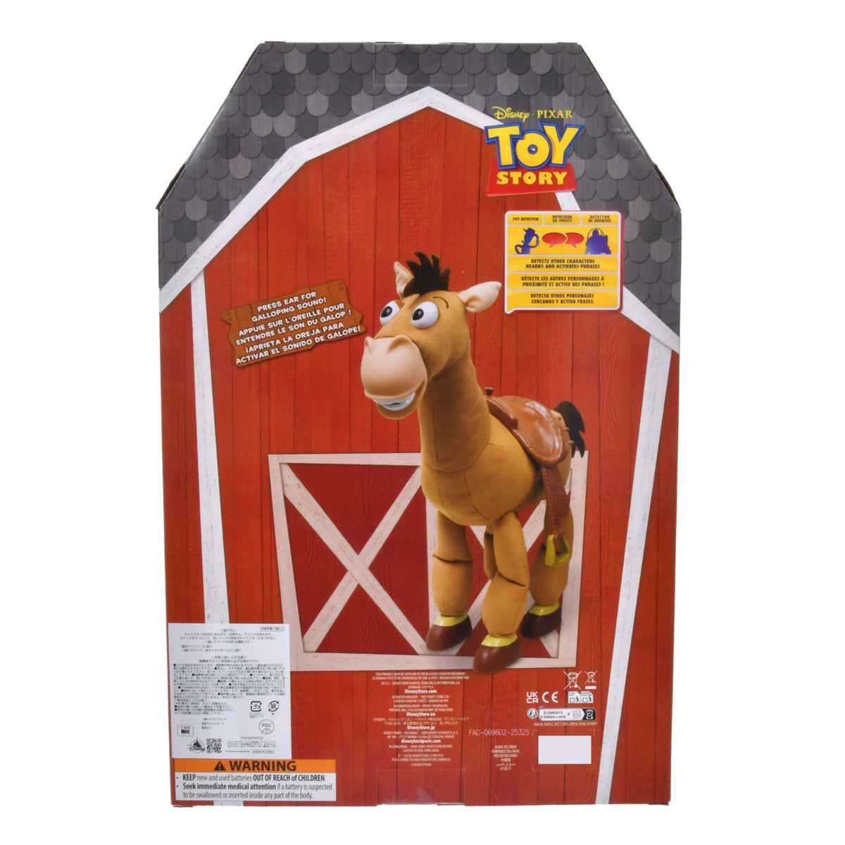 Japan Tokyo Disney Store Bullseye Interactive Figure Talk Together Toy Story