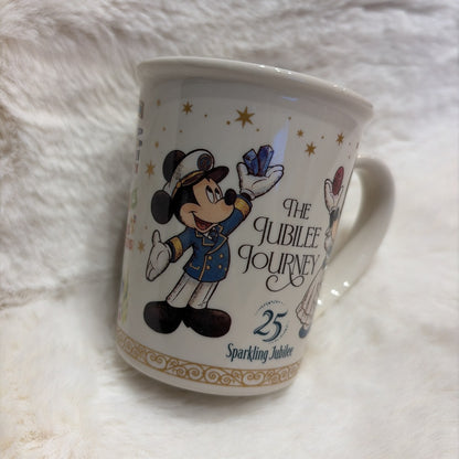 Japan Tokyo Disney Resort Mickey Minnie Sea 25th Souvenir Mug Jubilee