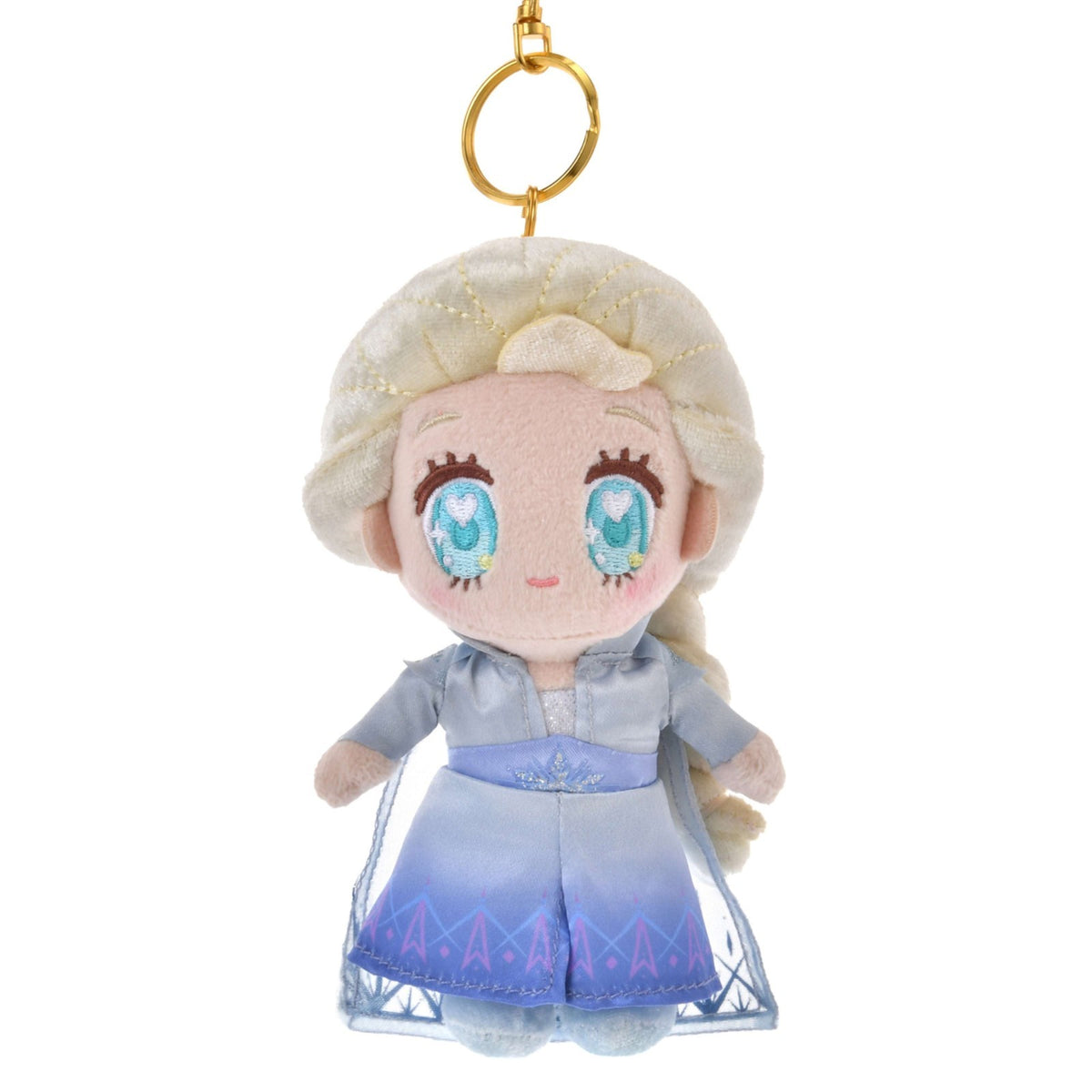 Japan Tokyo Disney Store Elsa Plush Toy Keychain Frozen 2 TINY FROZEN