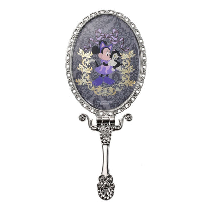 Japan Tokyo Disney Store Minnie Hand Mirror Tabletop CAT MINNIE AND FIGARO