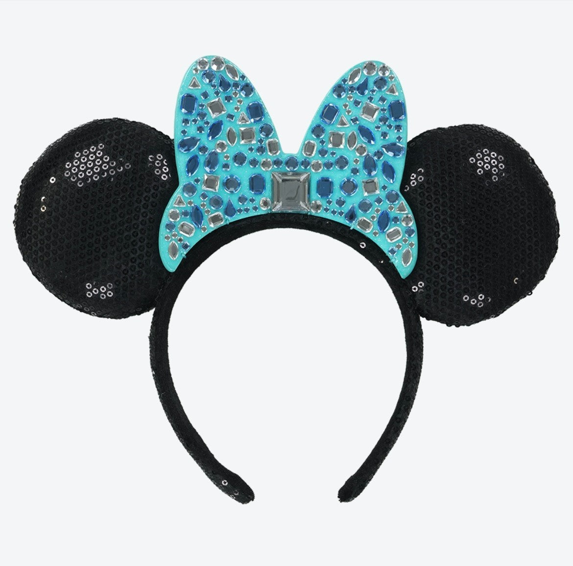 Japan Tokyo Disney Resort Minnie Mouse Free Blue Headband Ears Cap Limited 2026