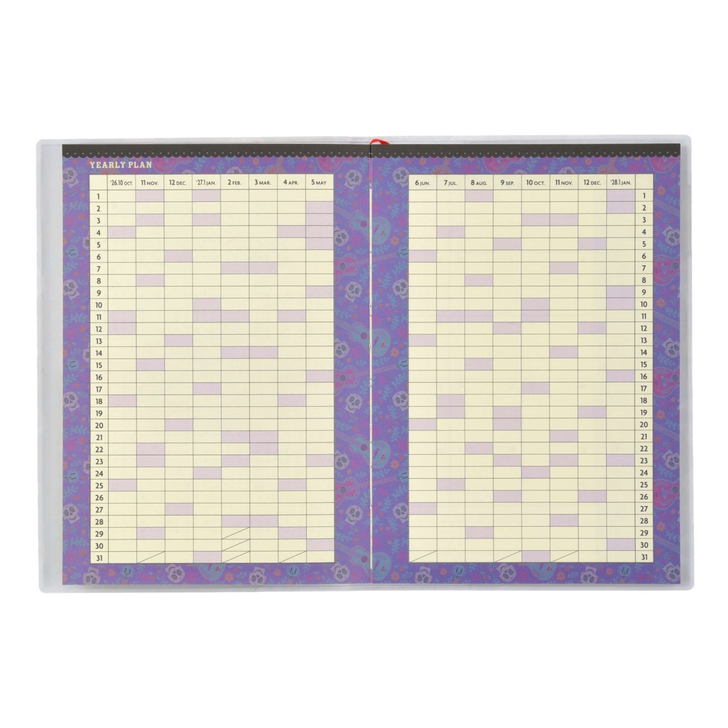 Japan Tokyo Disney Store Coco B6 Planner Schedule Book Diary 2027