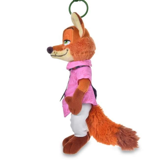 Japan Tokyo Disney Store Nick Wilde Plush Toy Keychain TROPICAL ZOOTOPIA