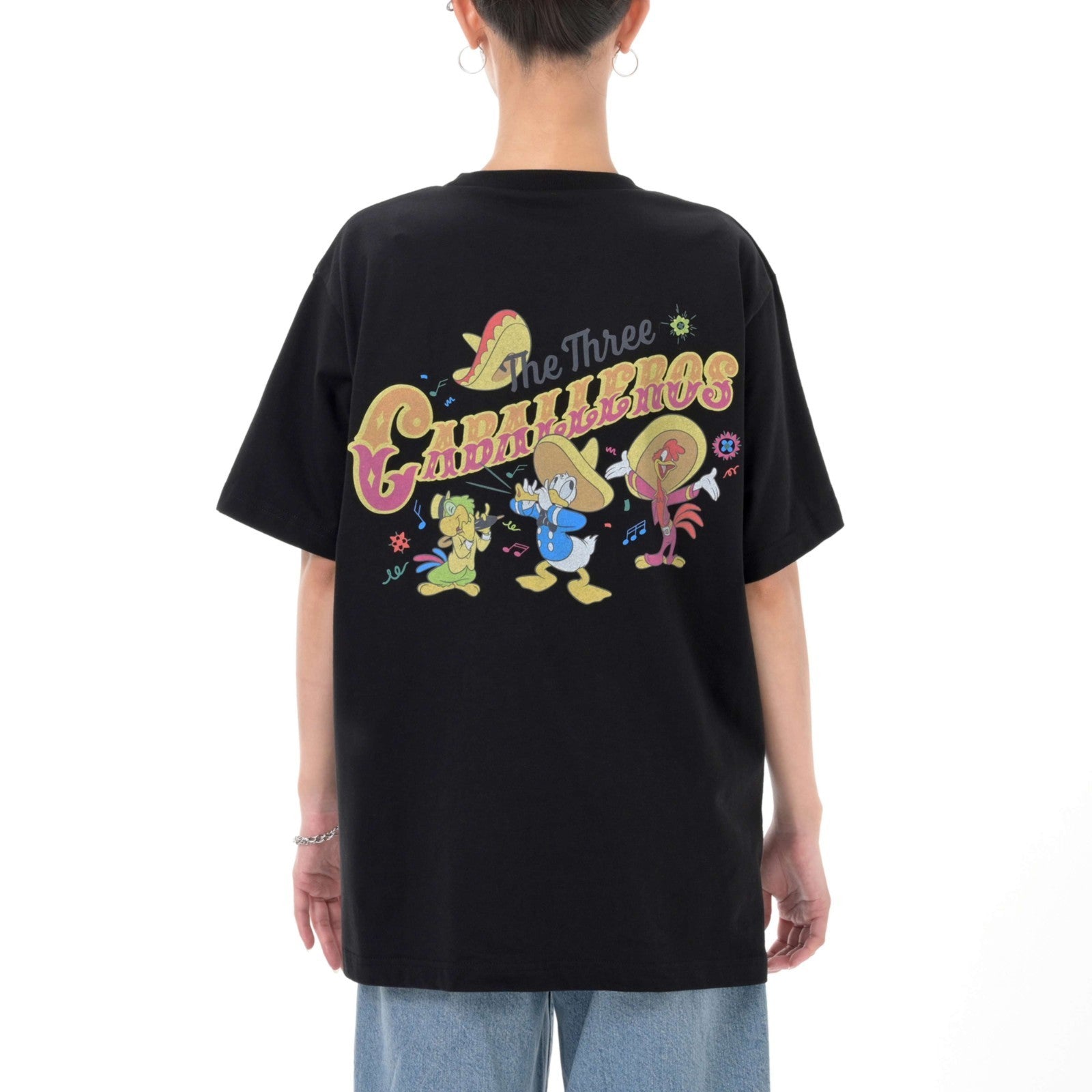 Japan Tokyo Disney Store Donald Jose Carioca Panchito T-Shirt Three Caballeros