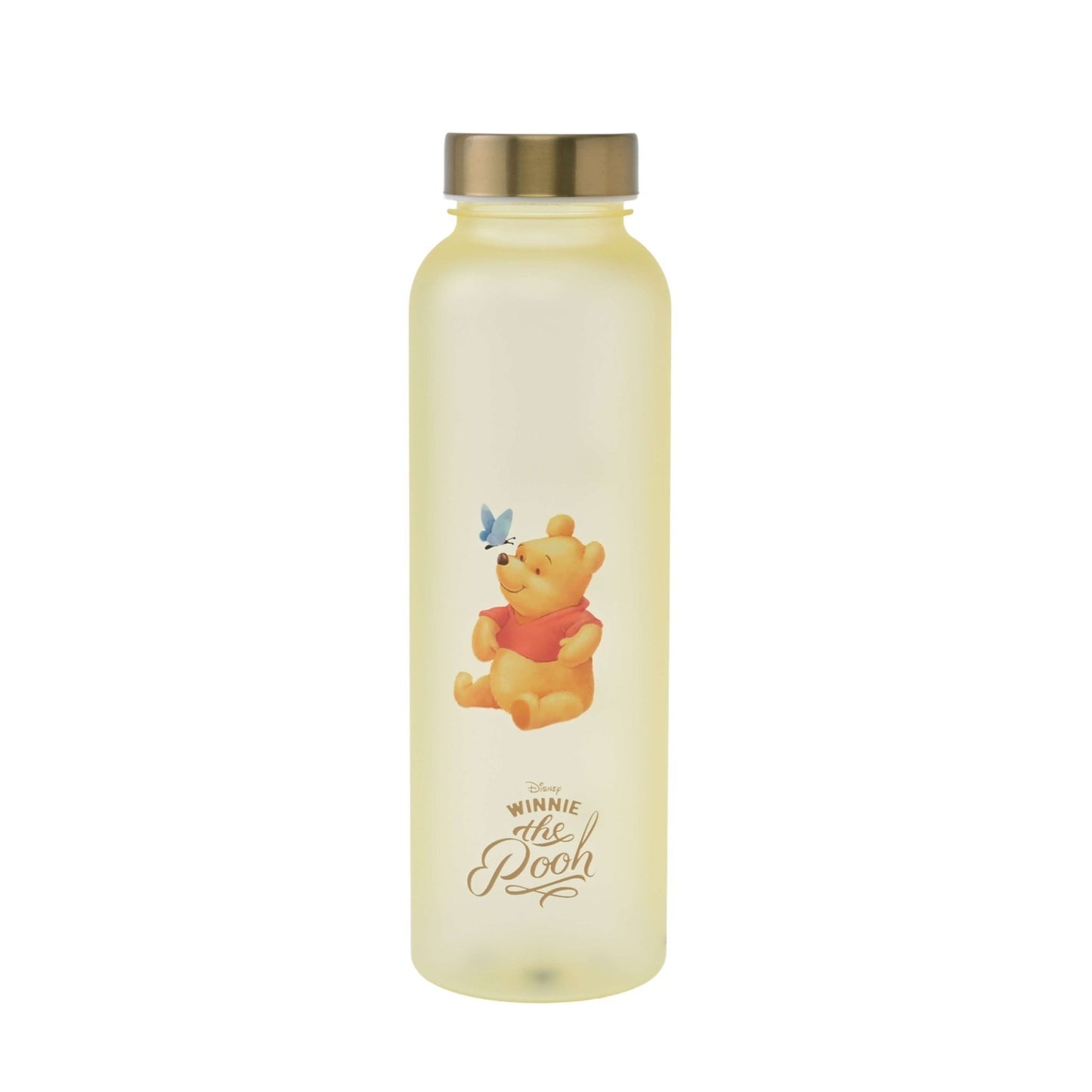 Japan Tokyo Disney Store Winnie the Pooh Frosted Water Bottle Drinkware