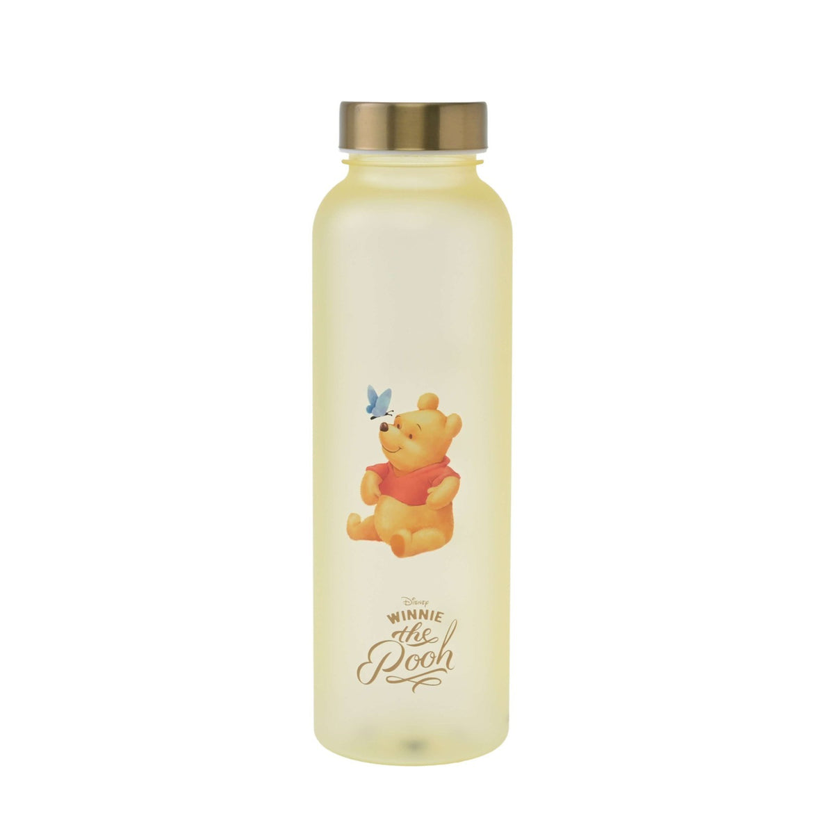 Japan Tokyo Disney Store Winnie the Pooh Frosted Water Bottle Drinkware