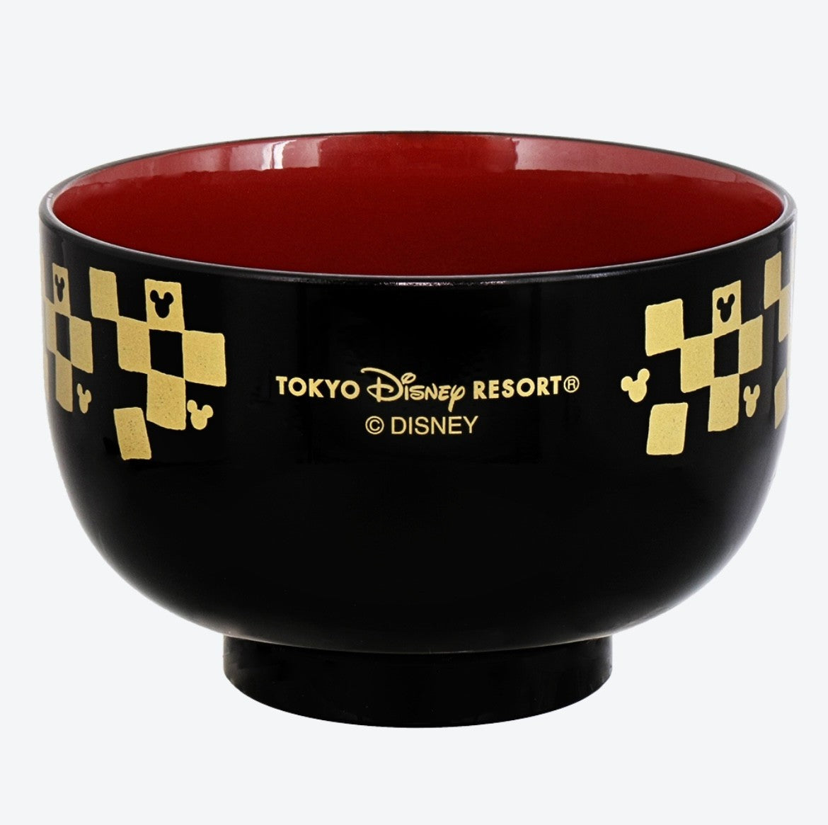 Japan Tokyo Disney Resort Mickey Mouse Bowl Japanese Tableware Black 2025