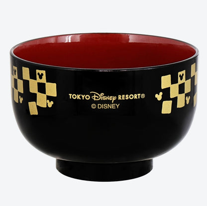 Japan Tokyo Disney Resort Mickey Mouse Bowl Japanese Tableware Black 2025