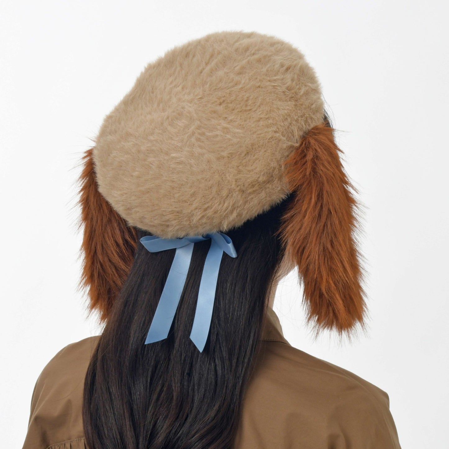 '+Japan Tokyo Disney Store Lady and the Tramp Hat Beret COSTUME GOODS Brown 57