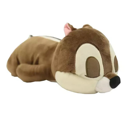 Japan Shop Disney Chip & Dale  Chip Die-cut Cushion Sleep Brown Plush Toy 2025