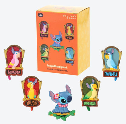 Japan Tokyo Disney Resort Lilo&Stitch Decorative Magnet Set Enchanted Tiki Room