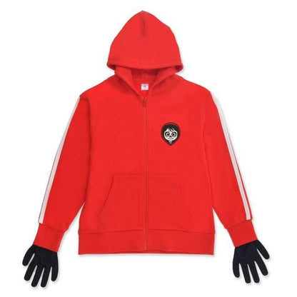 Japan Tokyo Disney Store Miguel Long-Sleeve Hoodie Gloves Glow-in-the-Dark Coco