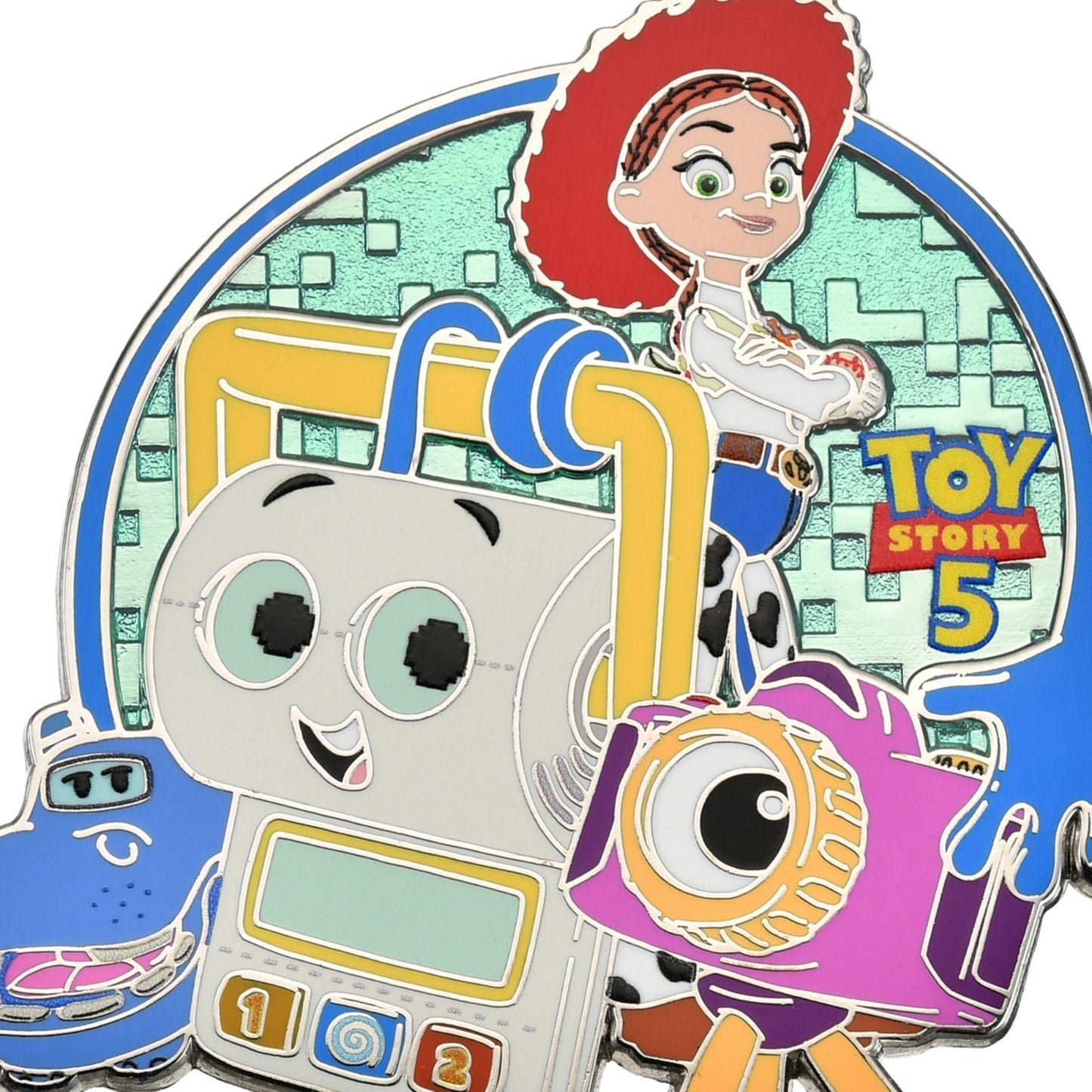 Japan Tokyo Disney Store Jesse & Tech Trio Pin Badge Toy Story 5