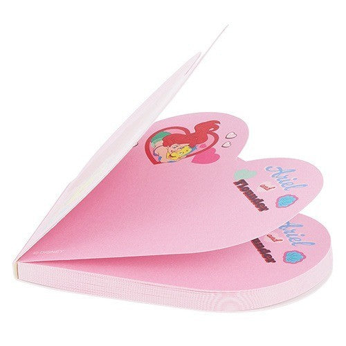 Japan Tokyo Disney Resort Princess Motif Memo set Heart