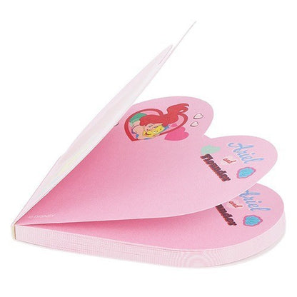 Japan Tokyo Disney Resort Princess Motif Memo set Heart