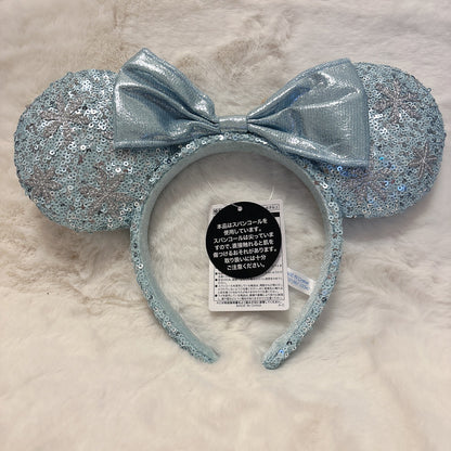 Japan Tokyo Disney Resort Ears Headband Elsa Frozen Fantasy Springs Cap