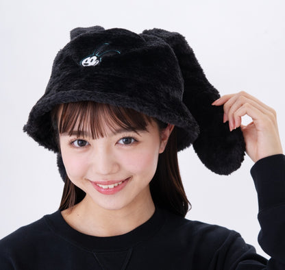 Japan Tokyo Disney Resort Ears Headband Cap Hat Fluffy OSWALD Black 2024