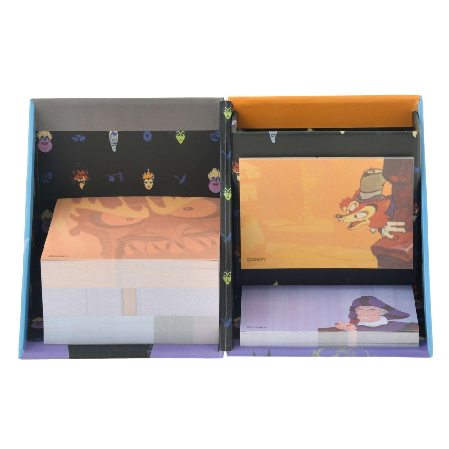 Japan Tokyo Disney Store Villains Sticky Notes & Memo Pad with Pen Stand