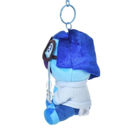 Japan Tokyo Disney Store Sadness Plush Toy Keychain Inside Out CRY AND WAIL