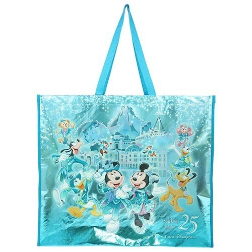 Japan Tokyo Disney Resort Sea 25th Sparkling Jubilee Shopping Bag (Large)