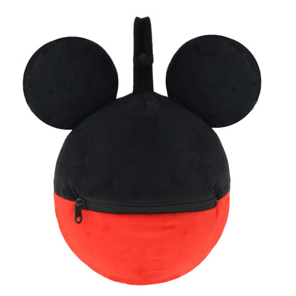 Japan Tokyo Disney Store Mickey & Friends 2-Way Neck Pillow Icon Let's Travel