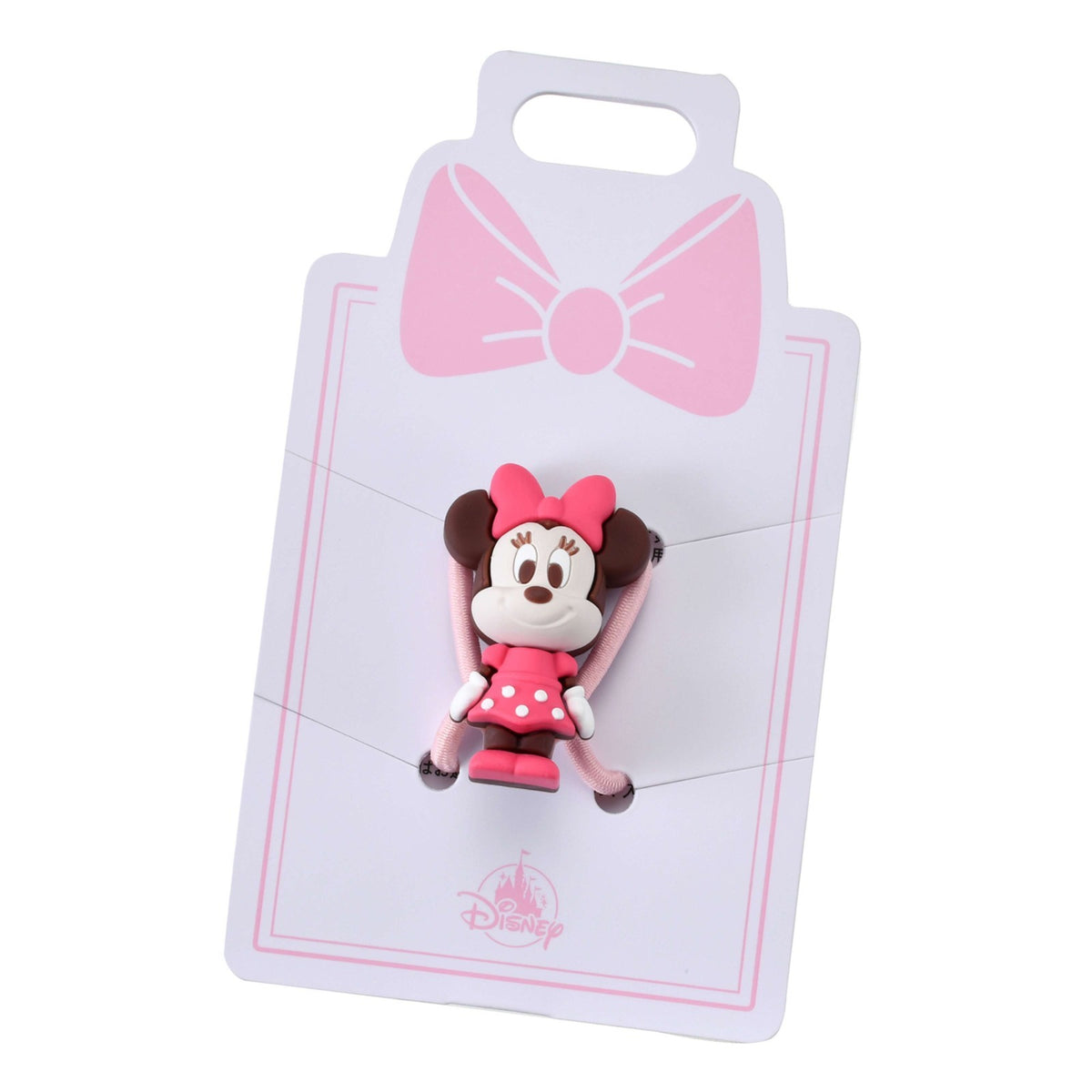 Japan Tokyo Disney Store Minnie Mouse For Kids Hair Ponytail PVC Mascot