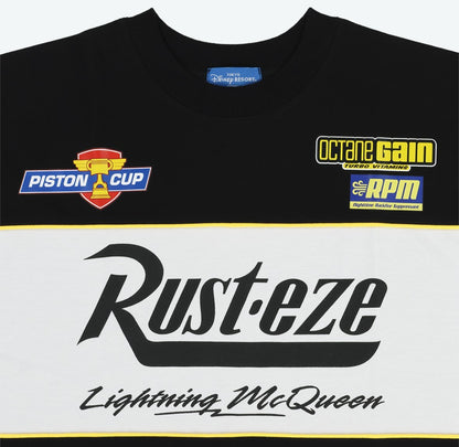 Japan Tokyo Disney Resort Cars T-shirt Black oversize