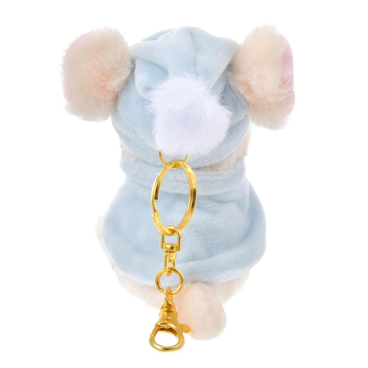 '+Japan Tokyo Disney Store Lou Plush Toy Keychain Christmas 2024 WHITE POOH