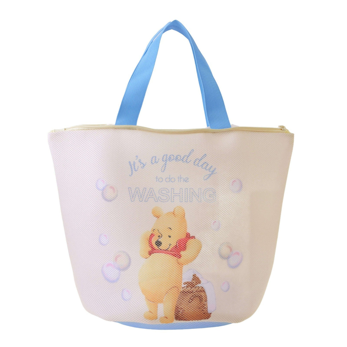 Japan Tokyo Disney Store Winnie the Pooh Laundry Net Tote Bag BATH & LAUNDERY