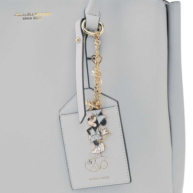 Japan Tokyo Disney Store Minnie JILL by JILLSTUART Tote Bag Pass Case Charm