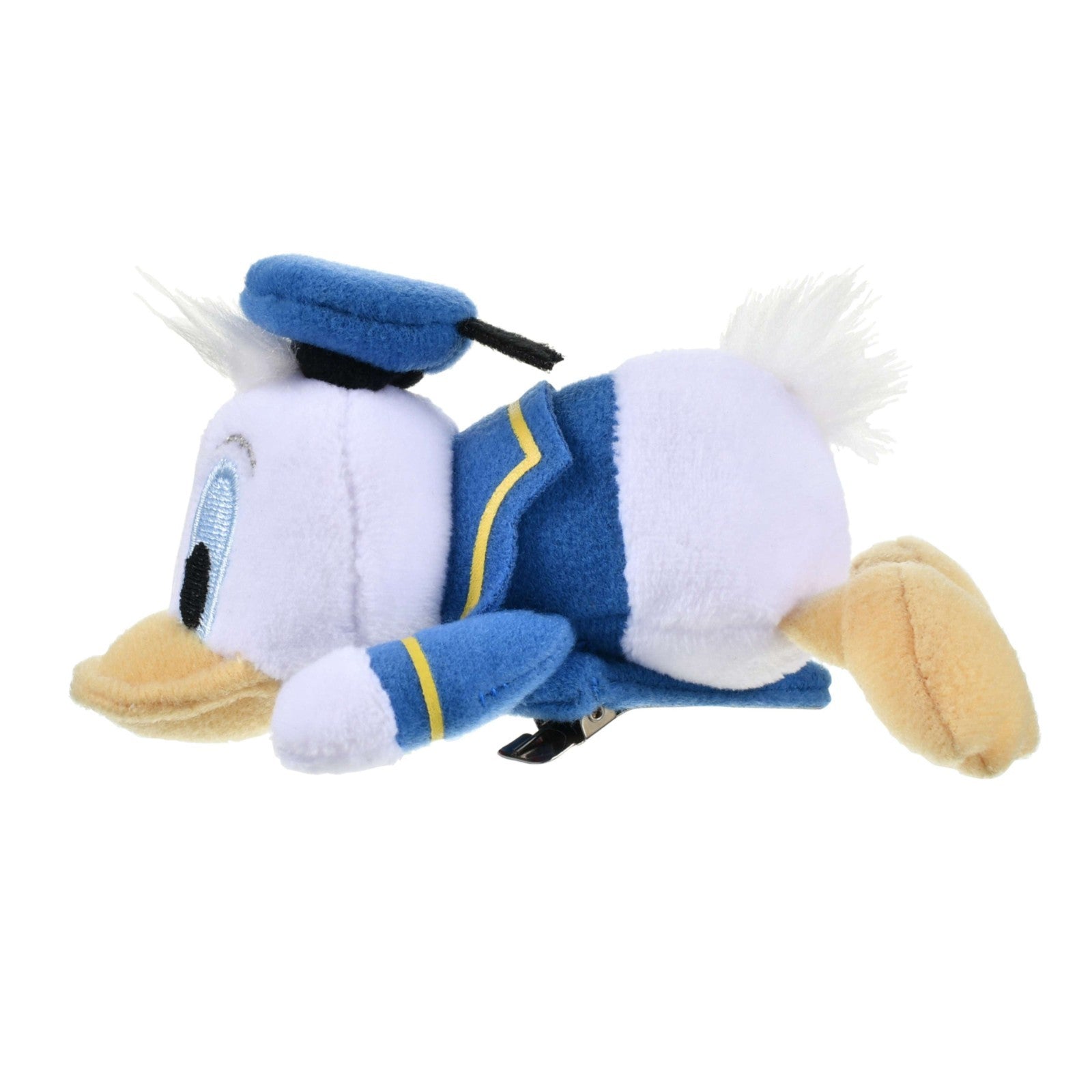Japan Tokyo Disney Store Donald Duck Hair Clip Flat Plush Toy Style