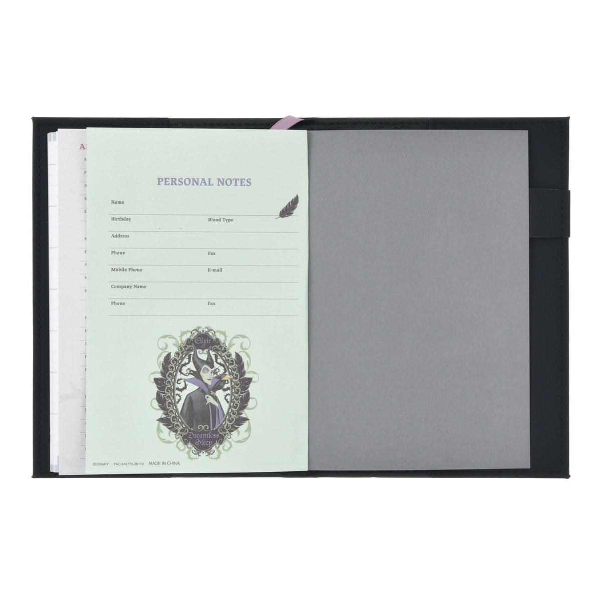 Japan Tokyo Disney Store Villains B6 Planner Schedule Book Diary 2027