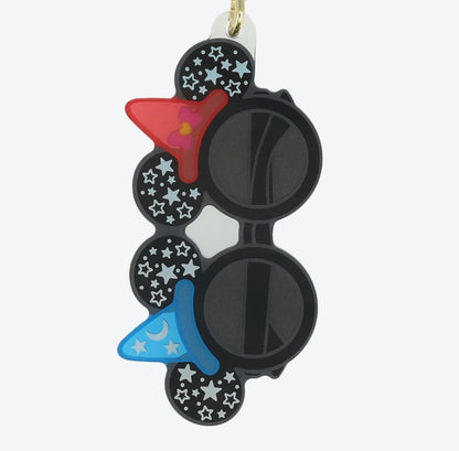 Japan Tokyo Disney Resort Keychain Set of 2 Mickey Minnie Sunglasses FANTASIA