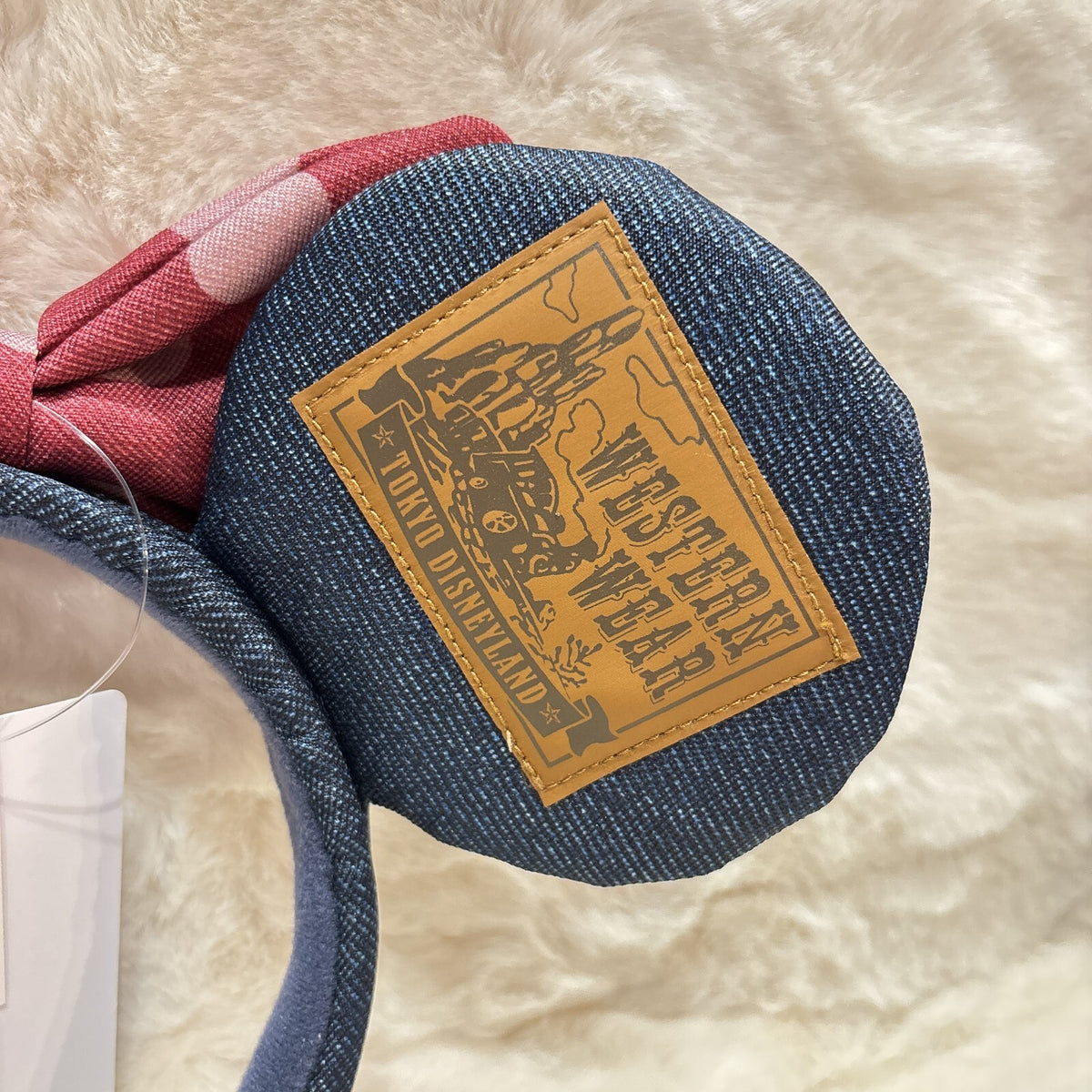 Japan Tokyo Disney  Resort Minnie Western Ears Headband Cap 2025 Denim