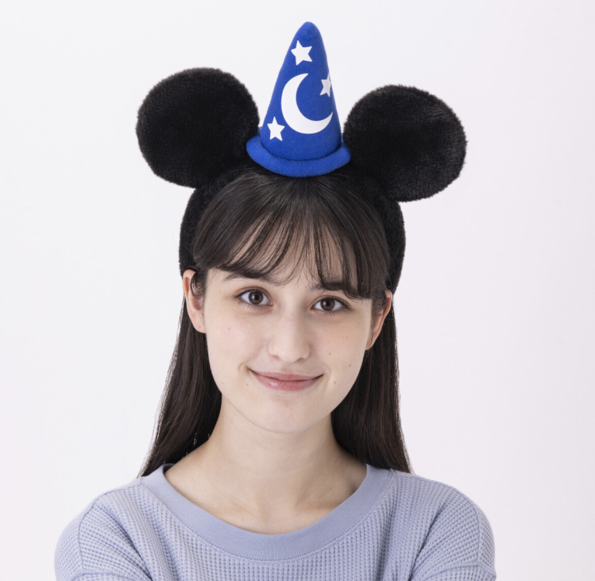 Japan Tokyo Disney Resort Ears Headband fluffy black red ribbon FANTASIA Mickey