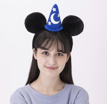 Japan Tokyo Disney Resort Ears Headband fluffy black red ribbon FANTASIA Mickey