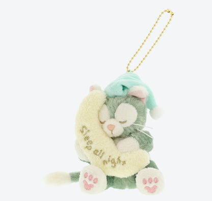 Japan Tokyo Disney Sea Resort Duffy friend's Keychain Sleepy Sleep Gelatoni