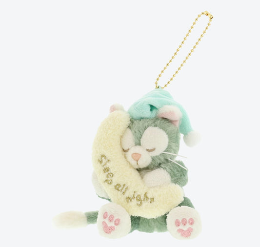 Japan Tokyo Disney Sea Resort Duffy friend's Keychain Sleepy Sleep Gelatoni