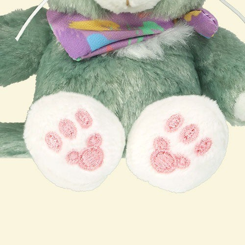 Japan Tokyo Disney Resort Gelatoni Plush Toy Badge Duffy & Friends Christmas