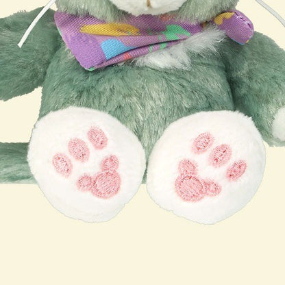 Japan Tokyo Disney Resort Gelatoni Plush Toy Badge Duffy & Friends Christmas