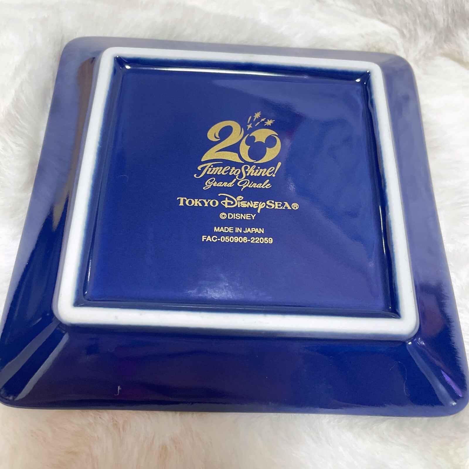 Japan Tokyo Disney Sea 20th Anniversary Souvenir Souvenir plate  