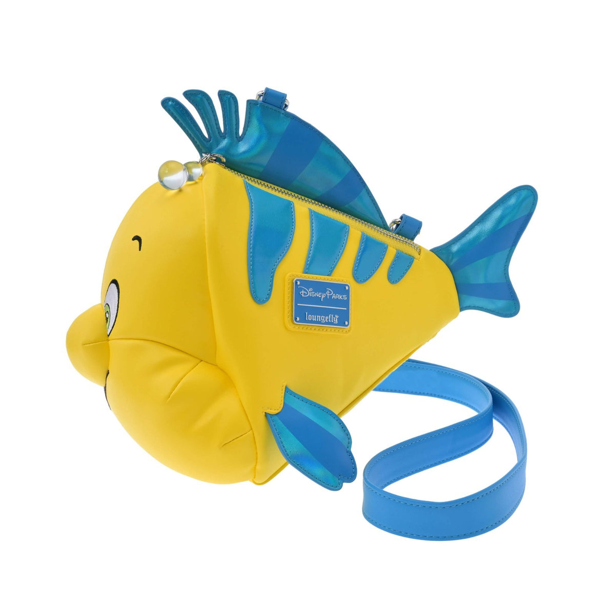 Japan Tokyo Disney Store Loungefly Flounder 3D Shoulder Bag Ariel