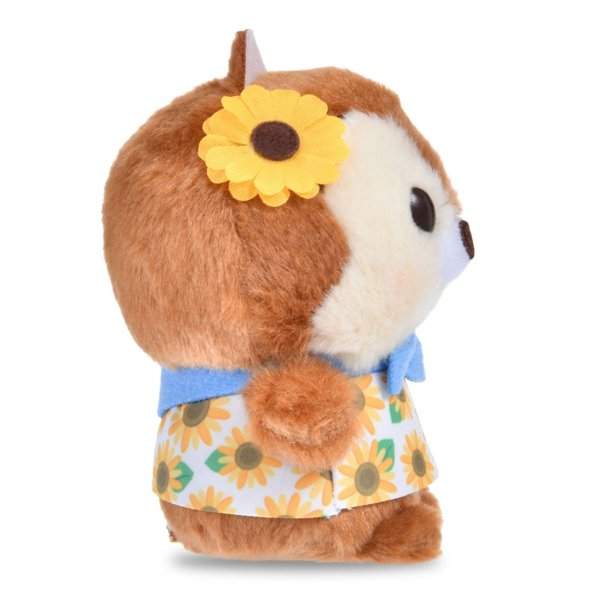 Japan Tokyo Disney Store Chip Plush Toy Sunflower Urupocha-chan Chip and Dale