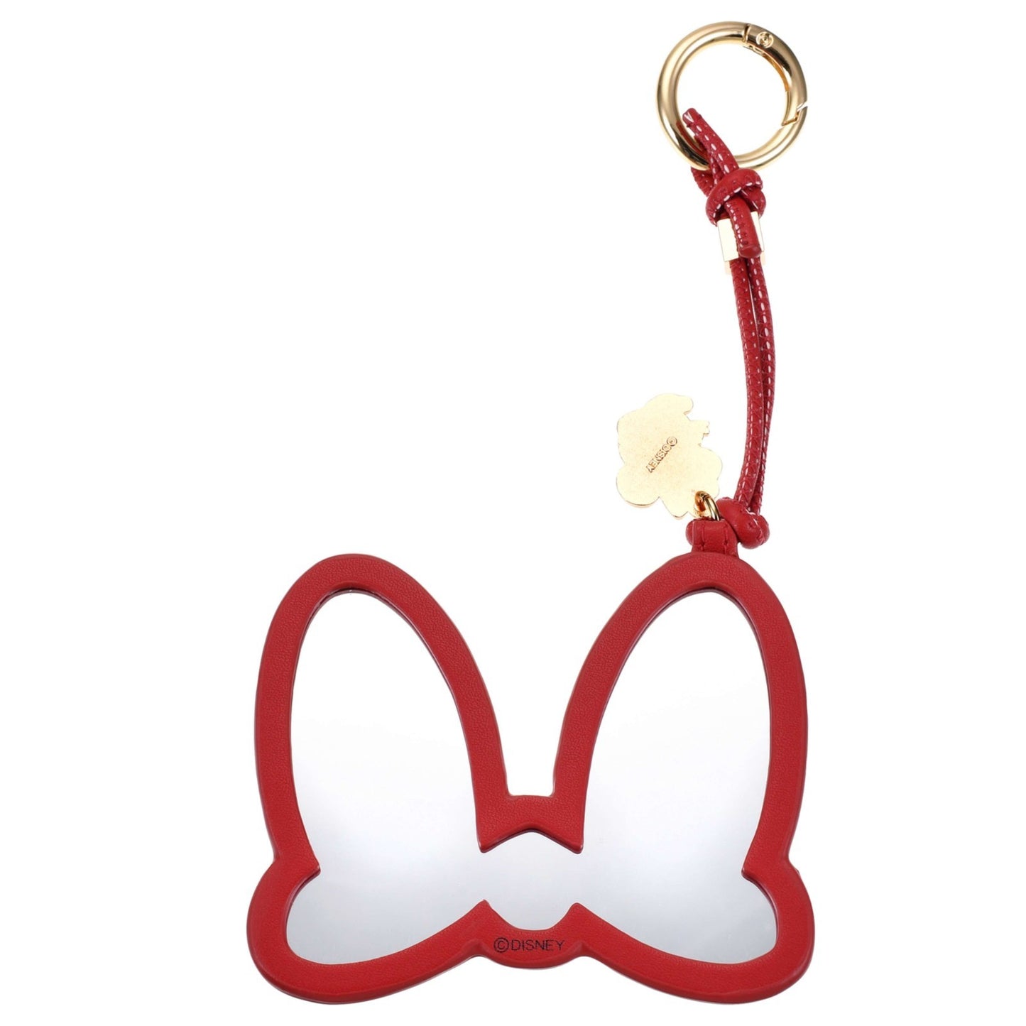 Japan Tokyo Disney Store Minnie Bag Charm with Mirror Carabiner Fashion Charm
