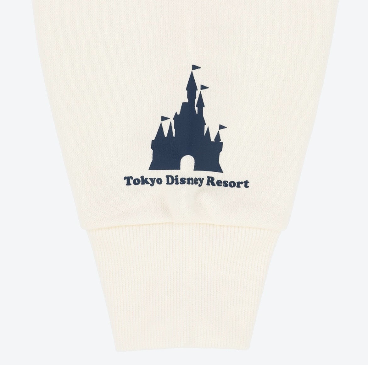 Japan Tokyo Disney Resort Mickey Mouse Hoodie Long sleeve White 2025