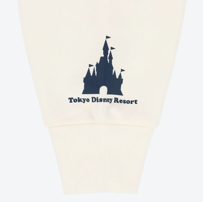 Japan Tokyo Disney Resort Mickey Mouse Hoodie Long sleeve White 2025